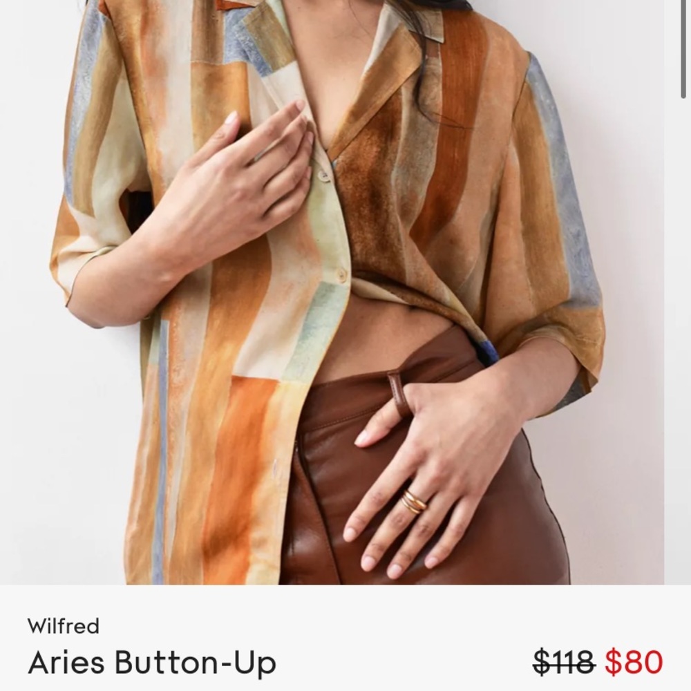 Aritzia Wilfred Aires Set